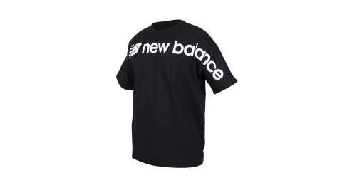 NEWBALANCE 男短袖圓領T恤-慢跑 NB 黑白@MT93514BK@