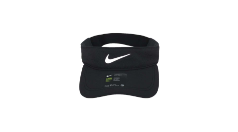 NIKE GOLF 女中空遮陽帽-高爾夫 DRI-FIT 空心帽 防曬 台灣製 黑白@BV1080-010@