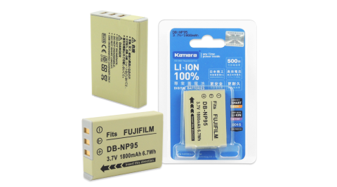 Kamera 佳美能 for Fujifilm NP-95 高容量鋰電池