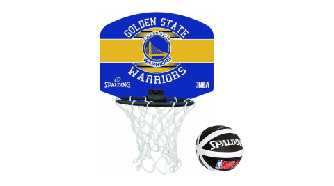 SPALDING 金州勇士隊小籃板-GOLDEN STATE WARRIORS 籃球 黃藍@SPA77661@