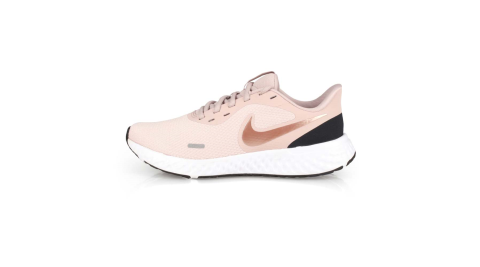 NIKE WMNS REVOLUTION 5 女慢跑鞋-休閒 香檳粉@BQ3207600@