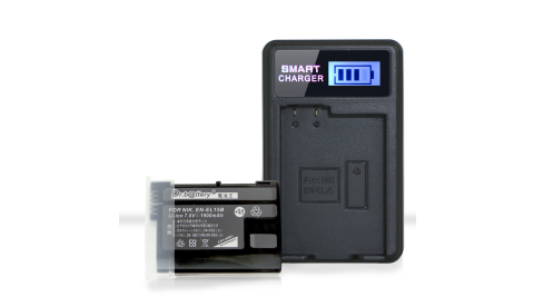 Dr.battery 電池王 for Nikon EN-EL15B 鋰電池+YHO 單槽 液晶顯示充電器