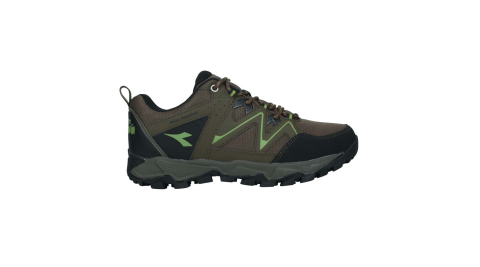 DIADORA 男戶外野趣登山鞋-防水 越野 運動 棕黑綠@DA71190@