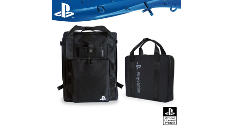 PlayStation防潑水後背包+PS4主機防震收納包(OLP-ACC-11)