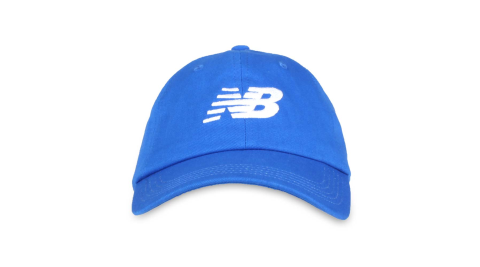 NEWBALANCE NEW BALANCE棒球帽-NB 壘球 鴨舌帽 遮陽 防曬 帽子 藍白@LAH91017VCT@