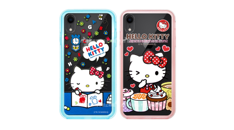 三麗鷗授權 Hello Kitty貓 iPhone XR 6.1吋 二合一雙料手機殼