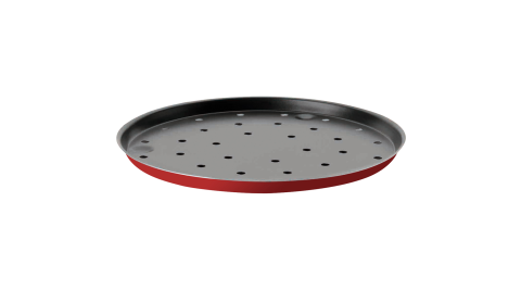 《IBILI》11吋不沾脆皮披薩烤盤(紅)_披薩圓烤盤