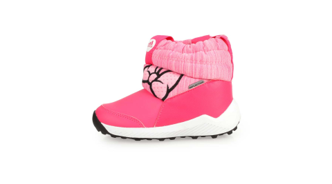 ADIDAS RAPIDASNOW MINNIE I女小童保暖短筒靴-童鞋 愛迪達 桃紅粉黑@G27543@