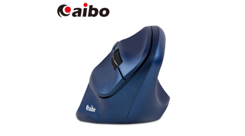 aibo 人體工學垂直式 2.4G無線直立滑鼠 寶藍