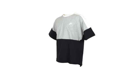 NIKE 男短袖T恤- 純棉 運動上衣 慢跑 路跑 休閒 灰白黑@CJ4297-010@