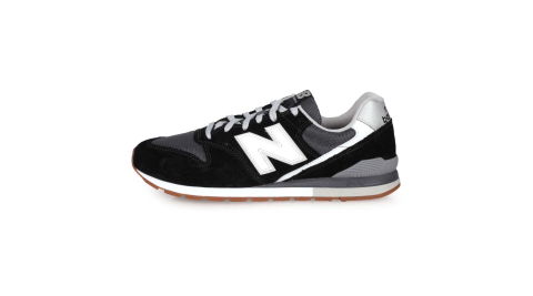 NEWBALANCE 男復古慢跑鞋-996系列 麂皮 NB N字鞋 黑白灰@CM996SMB@