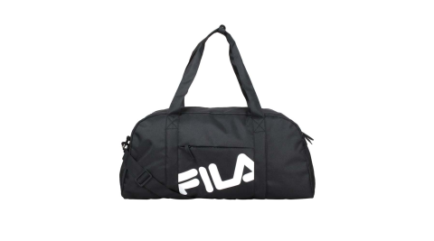 FILA 訓練運動提袋-側背包 裝備袋 手提包 肩背包 黑白@OTV-3016-BK@
