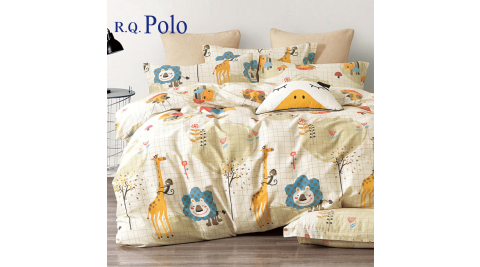 【R.Q.POLO】兩用被床包組/純棉精梳棉系列/單人 雙人/ 快樂假期