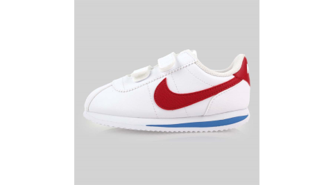 NIKE CORTEZ BASIC SL-TDV 男女童復古休閒鞋-童鞋 白紅藍@904769103@