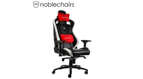 noblechairs 皇家 EPIC系列電競賽車椅 真皮經典款 黑白紅
