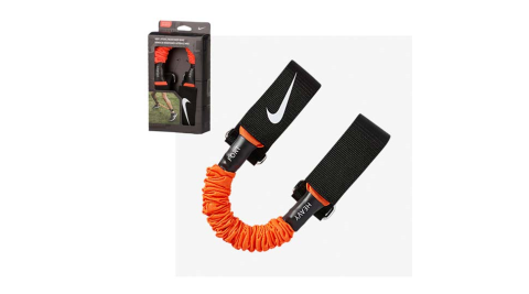 NIKE 手足彈力組繩-重量級-健身 塑身 橫向訓練 肌力訓練 黑橘@NER27043OS@