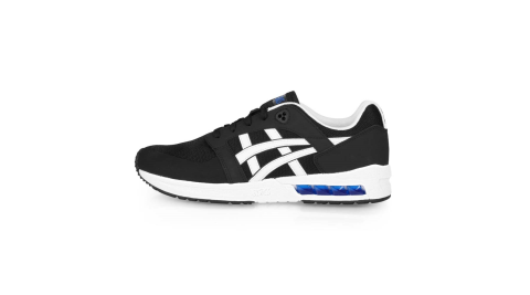 ASICS GELSAGA SOU 男休閒運動鞋-慢跑 路跑 亞瑟士 黑白藍@1191A242-001@