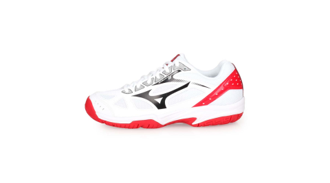 MIZUNO CYCLONE SPEED 2 男女排球鞋-美津濃 白黑紅@V1GA198008@