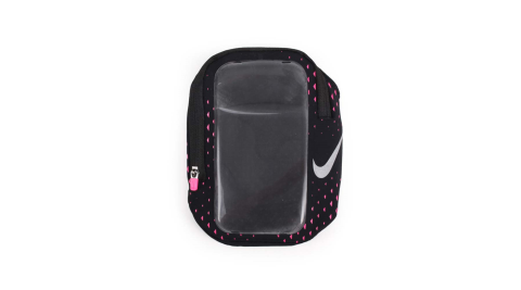 NIKE 手機萬用臂包-5.5吋手機適用 手機包 慢跑 路跑 黑粉@NRN66049OS@