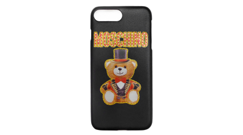 MOSCHINO 新款皇家熊熊 I Phone 6.7.8 Plus手機殼 (黑色) 