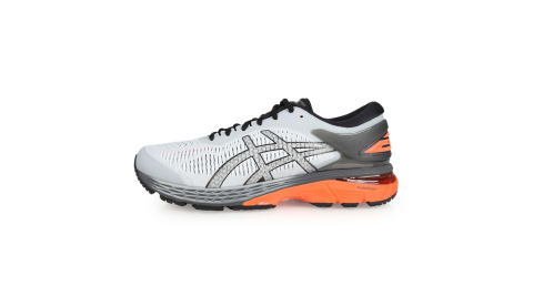 ASICS GEL-KAYANO 25 男慢跑鞋-路跑 亞瑟士 灰橘@1011A019-022@