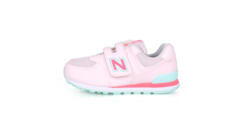 NEWBALANCE NEW BALANCE男女小童復古慢跑鞋-WIDE-574 寬楦 NB N字鞋 淺粉紅粉綠@IV574GCP@