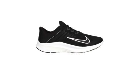 NIKE QUEST 3 男休閒運動鞋-慢跑 路跑 訓練 輕量 黑白@CD0230002@