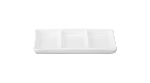 《Tokyo Design》三格白瓷醬料碟(19.5cm)