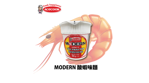 【越南】Modern 酸蝦泡麵 65g X6杯入