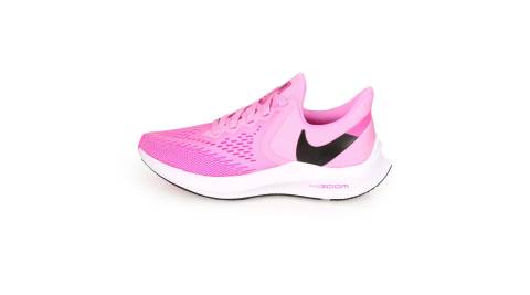 NIKE WMNS ZOOM WINFLO 6女慢跑鞋-路跑 桃紅黑@AQ8228600@