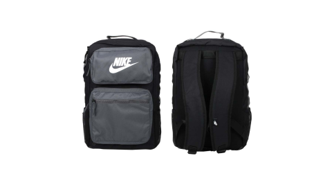 NIKE 大型後背包-肩背包 雙肩包 旅行包 筆電包 15吋筆電 灰黑白@BA6170-010@