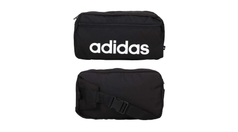 ADIDAS 側肩背包-斜背包 肩背包 愛迪達 8.25L 黑白@GN1944@
