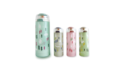 DOLEE 304不鏽鋼迷失森之途保溫瓶350ml LTX-2092-880