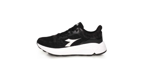 DIADORA 男專業避震慢跑鞋-寬楦 運動鞋 訓練 黑銀@DA71115@