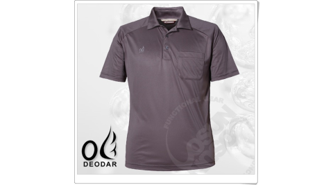 【DEODAR】美國杜邦 Coolmax 男 科技短袖POLO衫(永久型原紗布)涼感抗菌抗臭/鐵灰 11900221-98