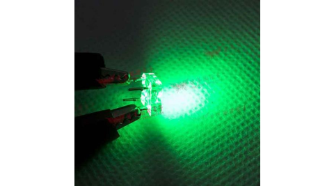 食人魚平面高亮度LED-綠光(100pcs入)