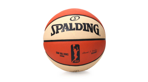 SPALDING WNBA 女子用球-戶外 NBA女子職籃  斯伯丁籃球 米白橘@SPA83382@