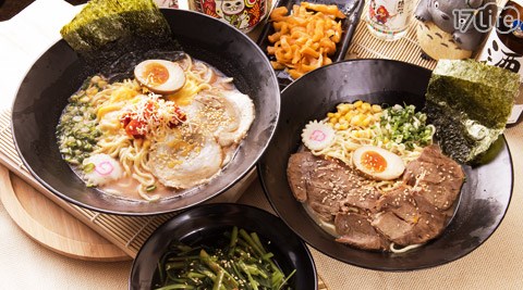 只要198元可享用【拉面台所】原价360元双人日式拉面套餐:东京酱油