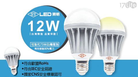 【SY 聲億科技】12W旗艦版LED燈泡