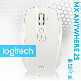【Logitech 羅技】MX Anywhere 2S 無線滑鼠 白色