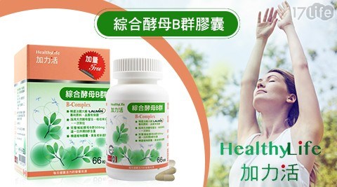 【Healthy Life 加力活】綜合酵母B群膠囊(66粒/盒)-1盒 共