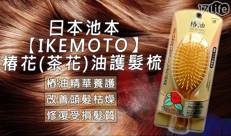 【日本IKEMOTO】池本椿花油順髮梳 