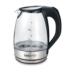 【Ladyship 貴夫人】LED 玻璃快煮壺 KM-618