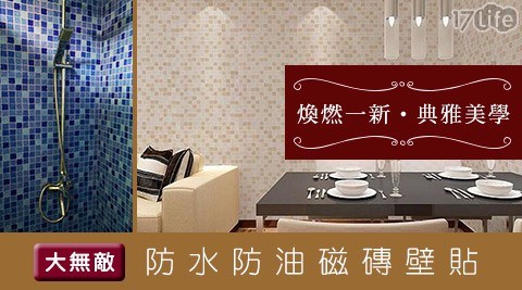 大無敵防水防油磁磚壁貼