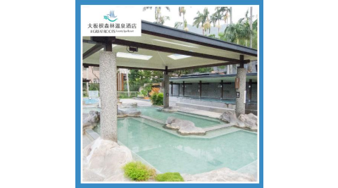 【大板根森林溫泉酒店】精緻遊套票(露天溫泉spa+森林遊園券+太子西餐廳)(台積電專用/需出示識別證入場)mo