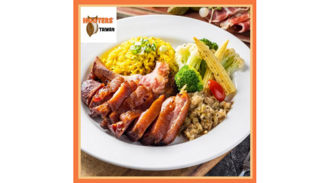 【美食餐飲】竹北【HOOTERS】歡樂午餐【QQ德國豬腳】個人套餐（含主餐+10款可續杯飲料）