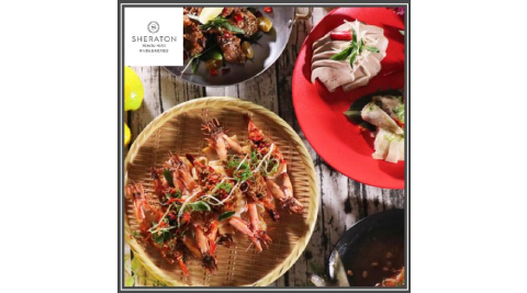 ★母親節優惠★【新竹豐邑喜來登大飯店】盛宴自助餐廳平日雙人晚餐券(MO)