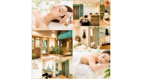 板橋SPA推薦【沐光之靚Spa】深層放鬆・撥筋療癒 60分鐘(客製肯園精油)體驗券(MO)