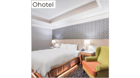 台中【Ohotel麗加園邸酒店】平日雙人房休息3小時MO26