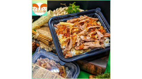 台北內湖【鴨香飽】熱銷必吃鴨燥飯+香濃半熟蛋 買一送一（需搭配雙人套餐）兌換券 (MO)